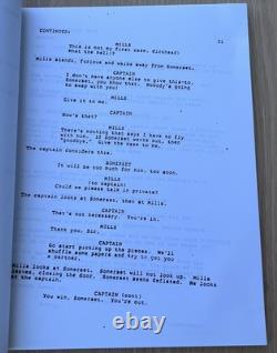 1994 Seven Se7en Andrew Kevin Walker Original Movie 1st Draft Script Brad Pitt
