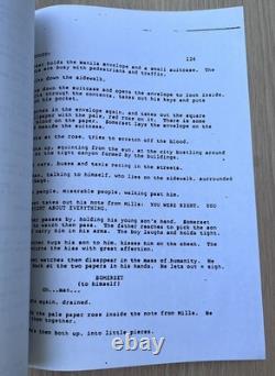 1994 Seven Se7en Andrew Kevin Walker Original Movie 1st Draft Script Brad Pitt