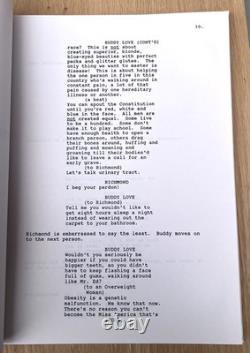1994 The Nutty Professor Show Original Movie Script Eddie Murphy David Sheffield