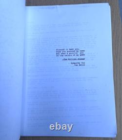 1994 The Usual Suspects Movie Script & Fox Notes Christopher McQuarrie Spacey