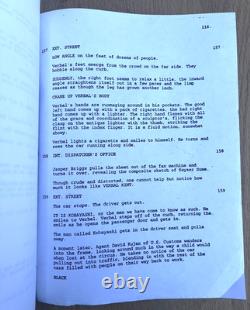 1994 The Usual Suspects Movie Script & Fox Notes Christopher McQuarrie Spacey