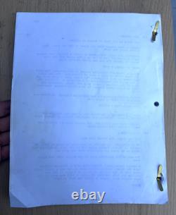 1994 The Usual Suspects Movie Script & Fox Notes Christopher McQuarrie Spacey
