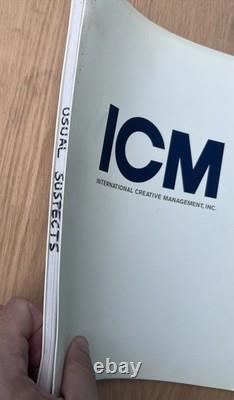 1994 The Usual Suspects Original Movie Script Christopher McQuarrie ICM