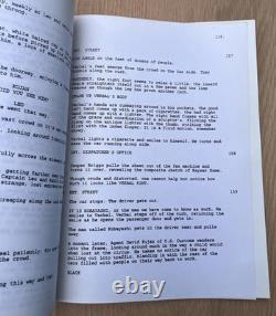 1994 The Usual Suspects Original Movie Script Christopher McQuarrie ICM