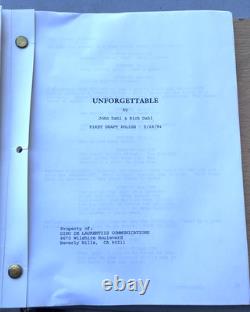 1994 Unforgettable Movie Original Script John Dahl Ray Liotta Linda Fiorentino