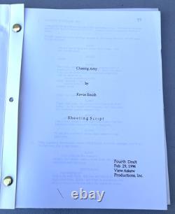 1996 Chasing Amy by Kevin Smith Original Shooting Script Movie Affleck Adams