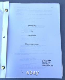 1996 Chasing Amy by Kevin Smith Original Shooting Script Movie Affleck Adams