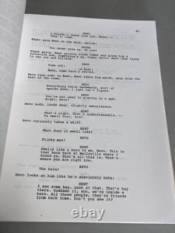 1996 Rare Bevo James DeMonaco & Gary Nadeau Movie Script Screenplay Baketball