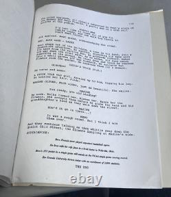 1996 Rare Bevo James DeMonaco & Gary Nadeau Movie Script Screenplay Baketball