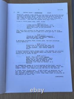 1996 Snake Eyes David Koepp Original 1998 Movie Script Nicholas Cage De Palma