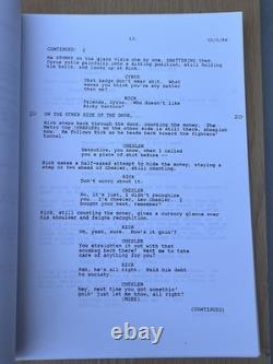 1996 Snake Eyes David Koepp Original 1998 Movie Script Nicholas Cage De Palma