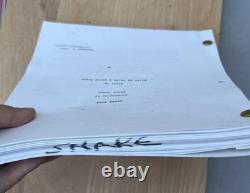1996 Snake Eyes David Koepp Original 1998 Movie Script Nicholas Cage De Palma