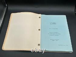 1996 Spawn Movie Script All Original Todd Mcfarlane