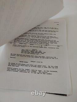 1996 The Lost World Screenplay Script Movie Steven Spielberg Jurassic Park