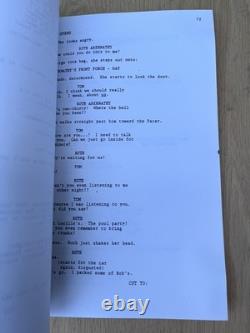 1996 The Pallbearer Movie Original Script Matt Reeves Jason Katims Schwimmer