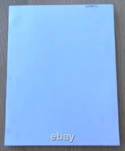 1996 Titanic by James Cameron Original Movie Script Screenplay Lightstorm Rare