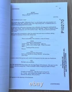 1996 Titanic by James Cameron Original Movie Script Screenplay Lightstorm Rare