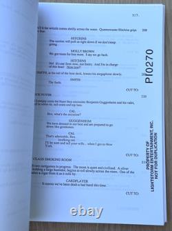 1996 Titanic by James Cameron Original Movie Script Screenplay Lightstorm Rare