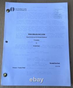 1996 What Dreams May Come Movie Original Script Ronald Bass Robin Williams