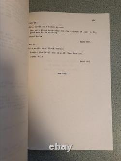 1997 DEVIL'S ADVOCATE Script Screenplay Movie Film Keanu Reeves Al Pacino