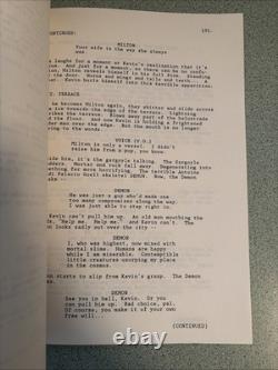 1997 DEVIL'S ADVOCATE Script Screenplay Movie Film Keanu Reeves Al Pacino