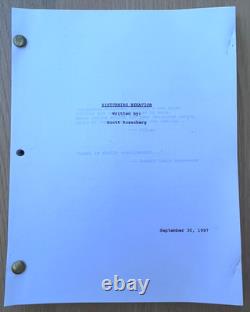 1997 Disturbing Behavior Scott Rosenberg Original 1998 Movie Script Horror