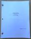 1997 Disturbing Behavior Scott Rosenberg Original 1998 Movie Script Horror