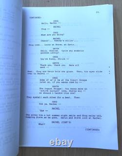 1997 Disturbing Behavior Scott Rosenberg Original 1998 Movie Script Horror