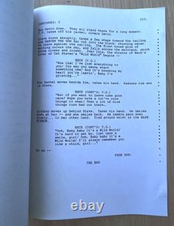 1997 Disturbing Behavior Scott Rosenberg Original 1998 Movie Script Horror