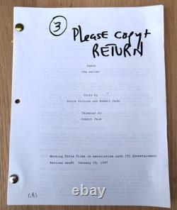 1997 Fargo The Series TV Show Original Pre-Movie Script Robert Palm Rob Paltrow