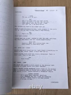1997 Varsity Blues Original Movie Script William W. Peter Iliff Football