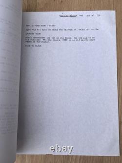 1997 Varsity Blues Original Movie Script William W. Peter Iliff Football