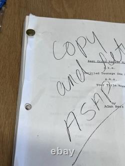 1998 American Pie Adam Herz Original Movie Script Lot East Great Falls High