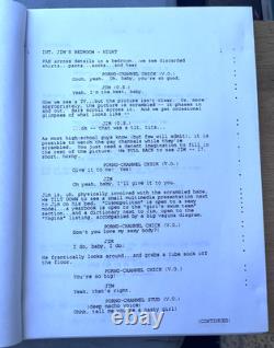 1998 American Pie Adam Herz Original Movie Script Lot East Great Falls High