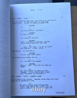 1998 American Pie Adam Herz Original Movie Script Lot East Great Falls High