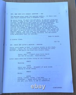1998 Being John Malkovich Charlie Kaufman Original Movie Script Screenplay