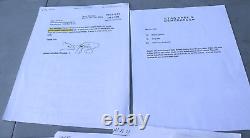 1998 Star Trek Insurrection IX Original Movie Script Memo Paperwork Greg Jein