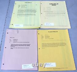 1998 Star Trek Insurrection IX Original Movie Script Memo Paperwork Greg Jein