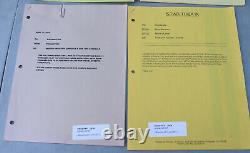 1998 Star Trek Insurrection IX Original Movie Script Memo Paperwork Greg Jein
