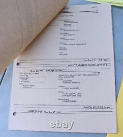 1998 Star Trek Insurrection IX Original Movie Script Memo Paperwork Greg Jein