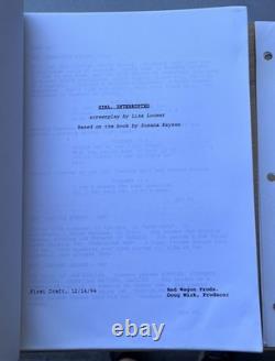 1999 Girl, Interrupted Movie Original Script 1994 1st Draft Lisa Loomer Drama