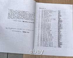 1999 Gone In 60 Seconds Scott Rosenberg Original Movie Script Bruckheimer Cage