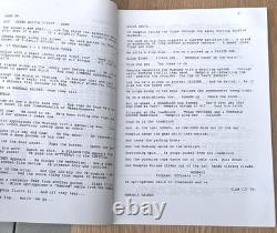 1999 Gone In 60 Seconds Scott Rosenberg Original Movie Script Bruckheimer Cage