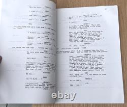 1999 Gone In 60 Seconds Scott Rosenberg Original Movie Script Bruckheimer Cage