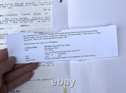 1999 Gone In 60 Seconds Scott Rosenberg Original Movie Script Bruckheimer Cage