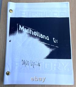 1999 Mulholland Drive David Lynch Original Movie Script TV Television Pilot