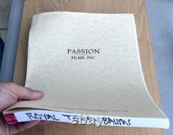 2000 The Royal Tenenbaums Original Movie Script Wes Anderson Owen Wilson