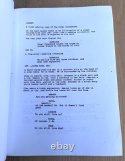 2000 The Royal Tenenbaums Original Movie Script Wes Anderson Owen Wilson