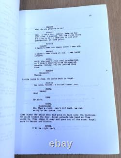 2000 The Royal Tenenbaums Original Movie Script Wes Anderson Owen Wilson