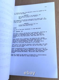 2000 The Royal Tenenbaums Original Movie Script Wes Anderson Owen Wilson